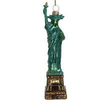 Ornament Statue Glass Turquoise 16cm