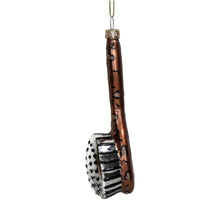 Ornament Brush Leopard Glass Brown 13cm