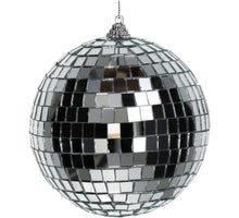 Ornament Diskokugel Silber 12x12x14cm