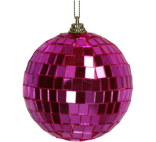 Ornament Diskokugel Rosa 8x8x10cm