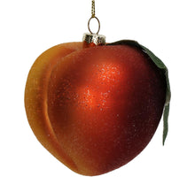 Ornament Peach Glass Orange 7cm
