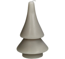 Candle Xmas Tree Wax Ivory 7.5x7.5x14cm