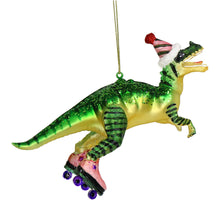 Dinosaurier-Glasornament Grün 18cm