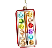 Ornament Painting Palette Glass Multi 10.9cm