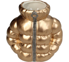 Vase Ski Jacket Dolomite Gold 17.5x9.5x17.5cm