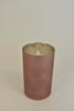 LED candle in glass top 12.5cm pink (excl. 3xAAA battery)