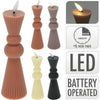 LED KAARS D5,5 H17,5CM GERIBBELD 4 ASS. KLEUR INCL 1X CR2032