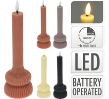 LED KAARS D7 H20CM GERIBBELD 4 ASSORTIE KLEUR EXCL 2X AAA