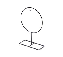 Frame Round 20cm on foot Metal black