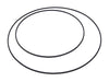 Metal ring 20cm black per stuk