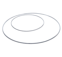 Metal ring 30cm silver - PER STUK