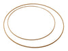 Metal ring 100cm gold (hollow tube)