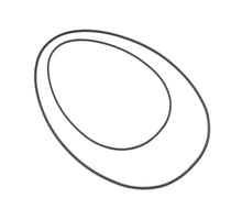 Metal egg ring 17x25cm black
