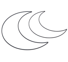 Metal moon 40cm black