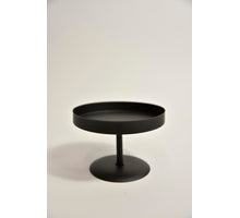 Metal tray round black 30cm for foam cake