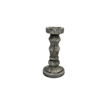 Kerzenständer Lava D15 H31cm steingrau