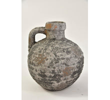 Bolkruik ''Raw'' met oor 16x16x19cm Grey
