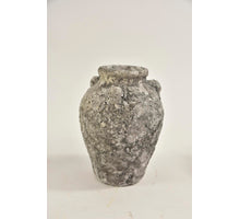 Kruik ''Raw'' met 3 oren 10x10x14cm Grey