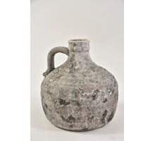 Bolfles ''Raw'' met oor 18x18x19cm Grey