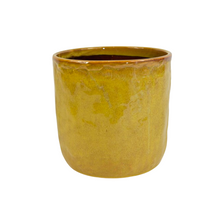 Pot ''Pazy'' ceramic D21 H20cm Yellow