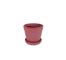 Arcey pot met schotel D15 H13cm Cherry