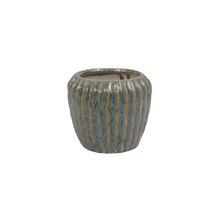 Pot Amilly D18.5 H16cm Bean Blue