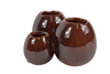 Set of Dinan Ceramic Vases 19x15x10cm Warm Red
