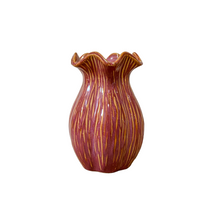 Vaas ''Loire'' Keramiek D13,5 H20cm Cherry
