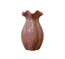Vaas ''Loire'' Keramiek D15,5 H25cm Lilac