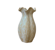 Vaas ''Loire'' Keramiek D18 H32cm Off-White