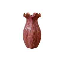Vaas ''Loire'' Keramiek D18 H32cm Cherry