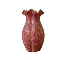 Vaas ''Loire'' Keramiek D21 H38cm Cherry