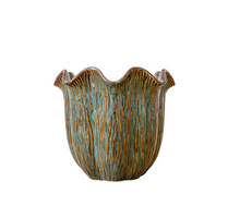 Pot ''Loire'' Keramiek D24 H21cm Dark Green