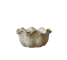 Schaal ''Loire'' Keramiek D22,5 H10cm Off-White