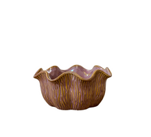 Schaal ''Loire'' Keramiek D22,5 H10cm Lilac