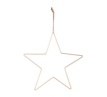 METALEN STER GOUD D 28 CM