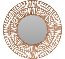 SPIEGEL 60CM ROND MET PAPIER