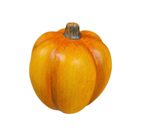 POMPOEN AARDEWERK KLEIN ORANJE 5X5X6 CM (IN TOONBANKDISPLAY GELEVERD)