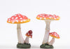 PADDENSTOEL (2) 2 ASSORTIE H10 CM POLYESTER