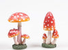 PADDENSTOEL (3) 2 ASSORTIE H10 CM POLYESTER