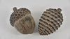 EIKEL/DENNENAPPEL M AARDEWERK 13X10X10 CM ASSORTIE