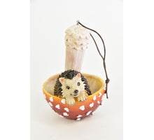 EGEL IN PADDENSTOEL 7X8X10CM - POLY