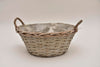 Schilmand riet 29x12cm Grijs