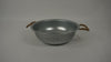 Zinc bowl with jute ears 40cm