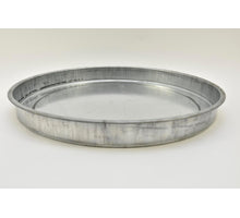 Zinc bowl with raised edge 45cm