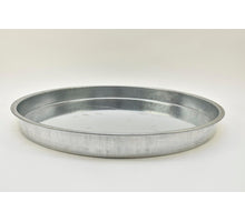 Zinc bowl with raised edge 50cm