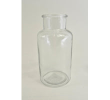 Bottle glass Herman clear D8.5 H16cm