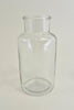 Fles glas Herman helder D8,5 H16cm