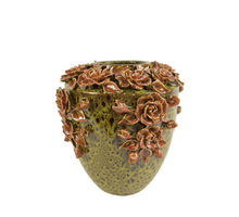 Vaas Flowers D32 H32cm Groen/multikleur