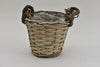 Ear pot reed with jute ears 18x15cm Gray